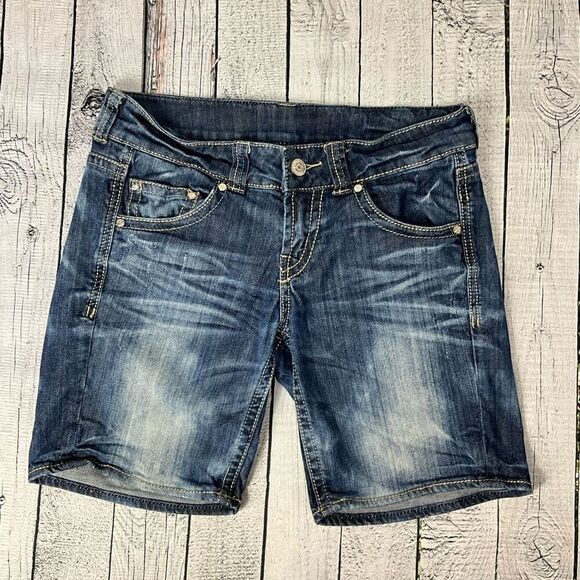 BUFFALO DAVID BRITTON Jean Shorts - Picture 1 of 4